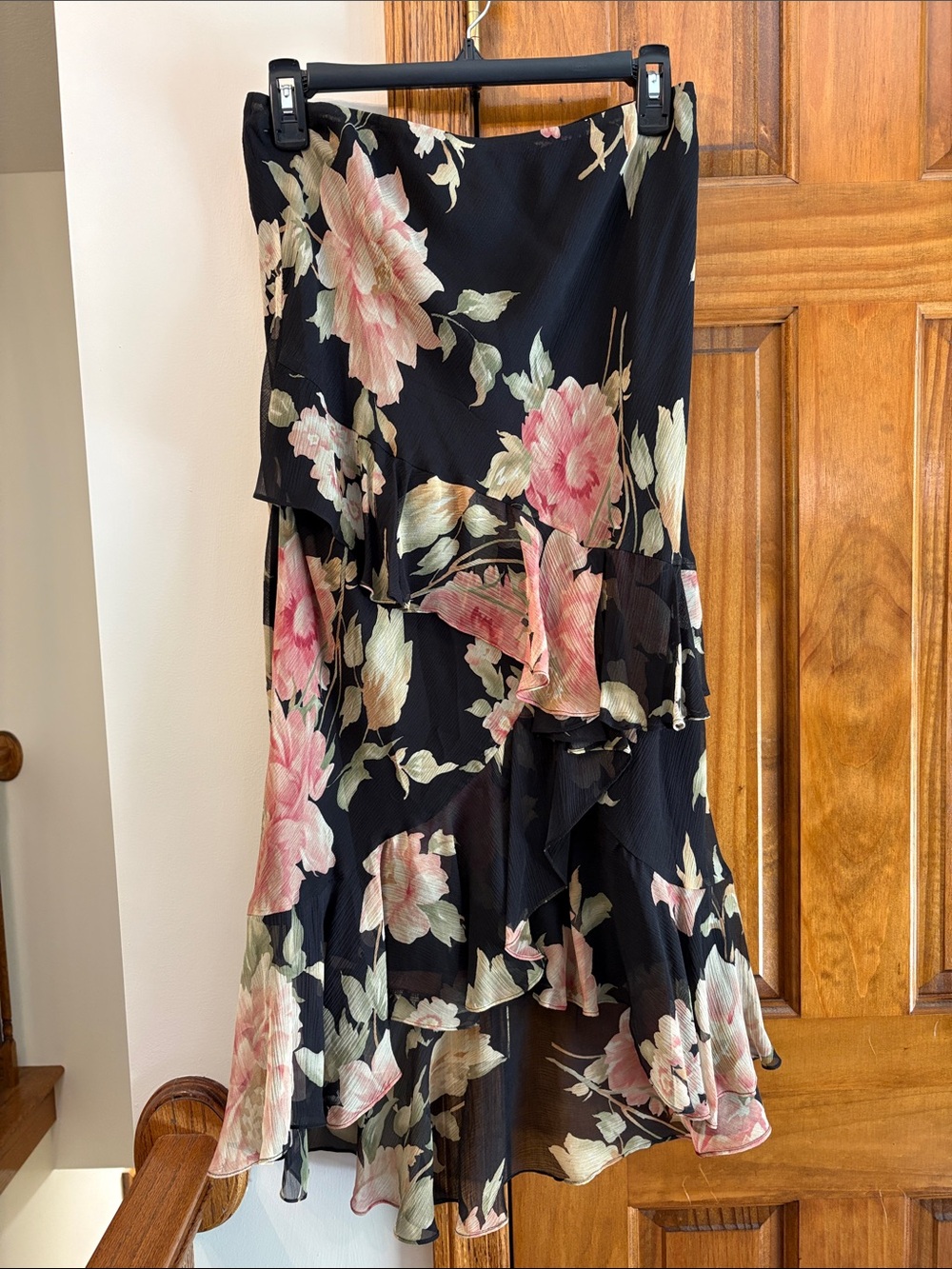 Lauren Ralph Lauren Silk Floral Skirt